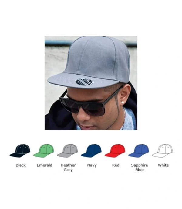 Result RC083 Bronx Original Flat Peak Snapback Cap